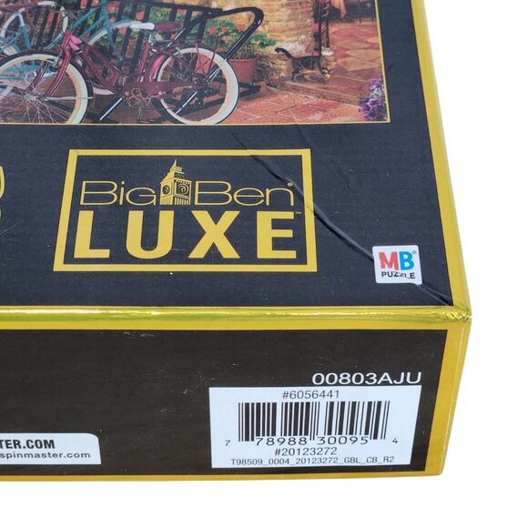 Biking in Tuscany 500 Piece Puzzle MB Big Ben Luxe Premium Quality Blue Board - Picture 5 of 10
